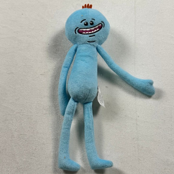 J!NX Other - Rick and Morty Mr Meeseeks Plush Blue Adult Swim JINX 2016 Stuffed Toy 10.5 Inch